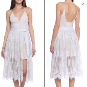 Free people matchpoint midi dress white